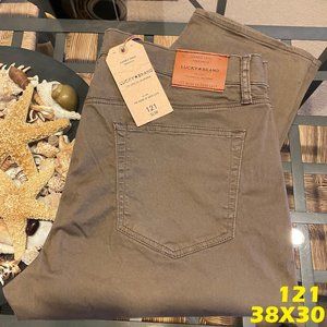 $119 LUCKY BRAND MENS 121 SLIM 38X30 NWT